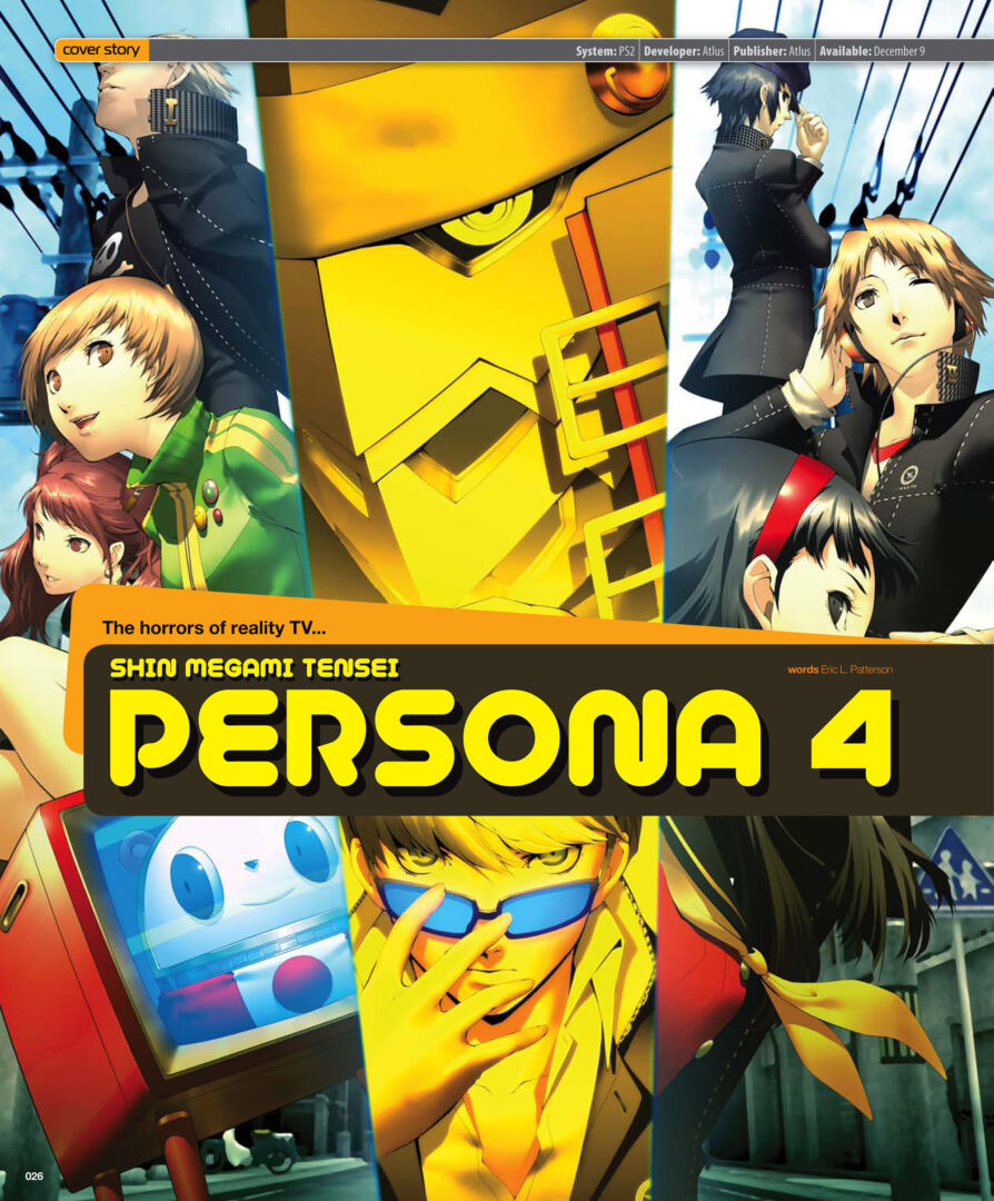 Persona 4 Cover Story – Play Magazine - Mollie L Patterson